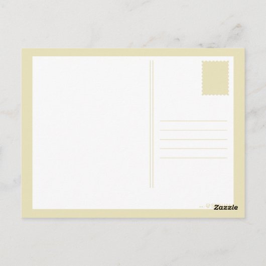 cappuccino-hart briefkaart (Achterkant)