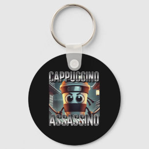 Cappuccino Ino Coffee Lovers Italian Brainrot Meme Sleutelhanger