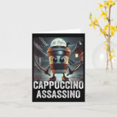 Cappuccino Ino, Italiaanse brainrot meme, espresso Kaart (Gele Bloem)
