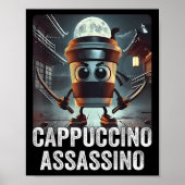 Cappuccino Ino, Italiaanse brainrot meme, espresso Poster (Voorkant)