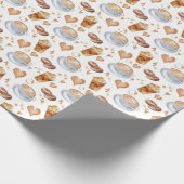 Cappuccino Inpakpapier (Hoek)
