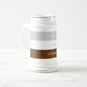 Cappuccino-koffie ontvangen   Tekstontwerp Bierpul