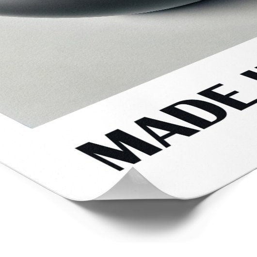 Cappuccino koffie print, Italiaanse latte kunst mu Poster (Hoek)