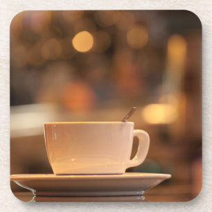 Cappuccino koffie, Venetië, Italië Bier Onderzetter