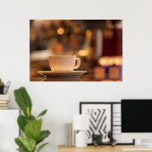 Cappuccino koffie, Venetië, Italië Poster (Thuiskantoor)