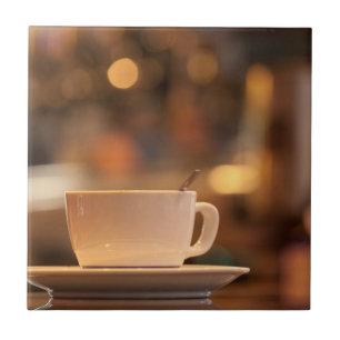 Cappuccino koffie, Venetië, Italië Tegeltje