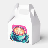 Cappuccino koffiekop bedankdoosjes (Achterkant)
