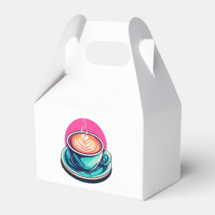 Cappuccino koffiekop bedankdoosjes