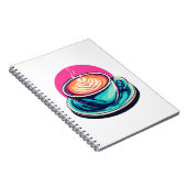 Cappuccino koffiekop notitieboek (Rechterzijde)