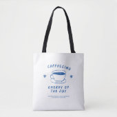 Cappuccino koffietas| Grappig Koffie Liefhebber Ca Tote Bag (Voorkant)