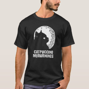 Cappuccino Poehero Morgencoffee Kat Koffie Kitten T-shirt