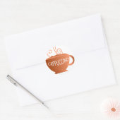 Cappuccino Ronde Sticker (Envelop)