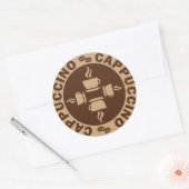 Cappuccino Ronde Sticker (Envelop)