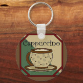 Cappuccino Sleutelhanger (Voorkant)