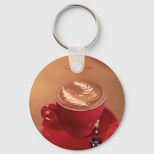 Cappuccino Sleutelhanger (Voorkant)