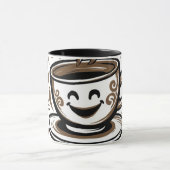 Cappuccino Souriant, Mok (Midden)