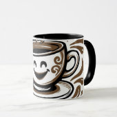 Cappuccino Souriant, Mok (Voorkant rechts)