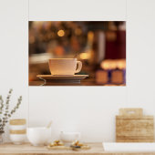 Cappuccino, Venetië, Italië Poster (Keuken)