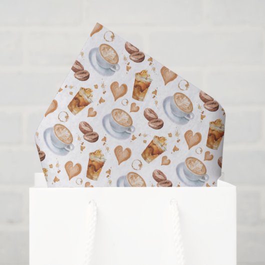 Cappuccino Vloeipapier Tissuepapier (Cadeauzakje)