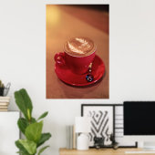 Cappucino Blank Poster (Thuiskantoor)