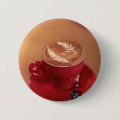 Cappucino Blank Ronde Button 5,7 Cm (Voorkant)