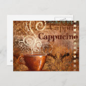 Cappucino Briefkaart (Voorkant / Achterkant)