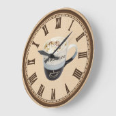 Cappucino Coffee-winkel: muurklok Grote Klok (Hoek)