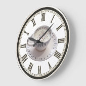 Cappucino Coffee-winkel: muurklok Grote Klok (Hoek)