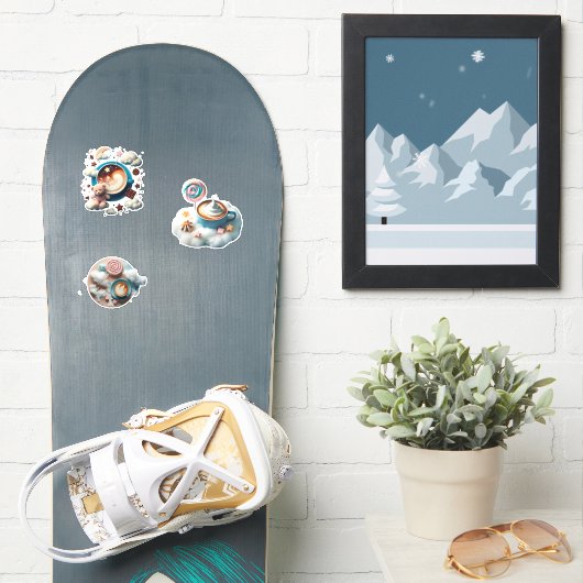 Cappucino delicious sticker (Snowboard)