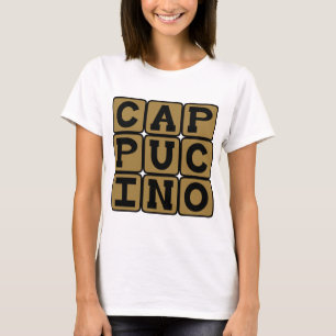 Cappucino, Italiaanse koffiedrank T-shirt