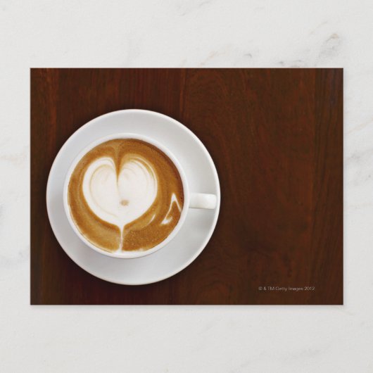 Cappucino met liefde briefkaart (Voorkant)