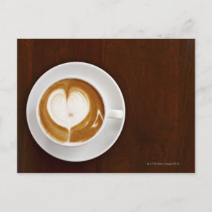 Cappucino met liefde briefkaart