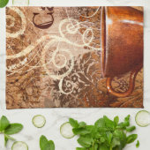 Cappucino Theedoek (Gevouwen)