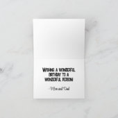 Cappy Birthday - Capybara Birthday Kaart (Binnen)