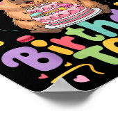 Cappy Birthday To Me Cute Capy Capybara Birthday G Poster (Hoek)