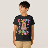 Cappy Birthday To Me Cute Capy Capybara Birthday G T-shirt (Voorkant volledig)