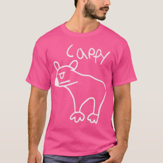 Cappy de verveelde capibara t-shirt