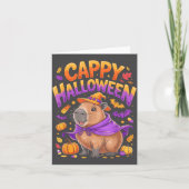 Cappy Halloween Capybara Witch  Kaart (Voorkant)