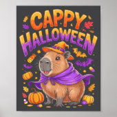 Cappy Halloween Capybara Witch Poster (Voorkant)