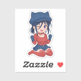 Cappy Mita Chibi Schattige Anime Sticker