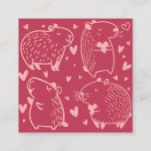 Cappy Valentijnsdag | Capybara Valentijn Informatiekaartje (Achterkant)
