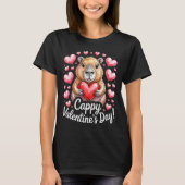 Cappy Valentine’s Day Cute Capybara Heart Design P T-shirt (Voorkant)