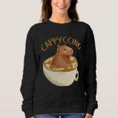Cappyccino Capybara Coffee Trui (Voorkant)