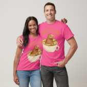 Cappyccino Capybara Koffie T-shirt (Unisex)