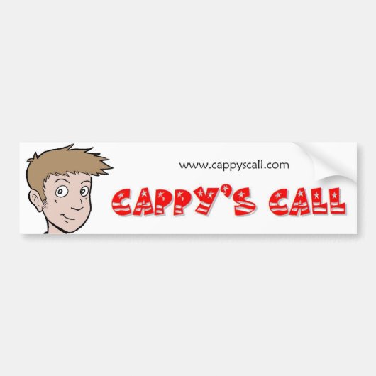 Cappy's Call Bumpersticker (Voorkant)