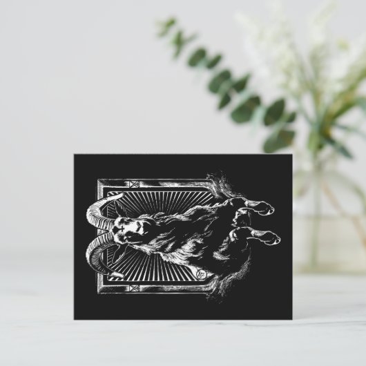 Capra Diaboli Briefkaart (Staand voorkant)