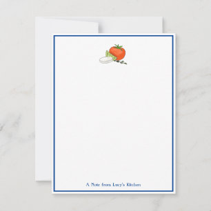 Caprese Italiaans kookstation briefpapier Notitiekaartje