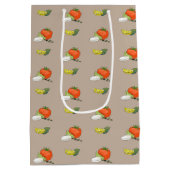 Caprese Italiaanse Appetizer Chef Foodie Bride Gif Medium Cadeauzakje (Achterkant)