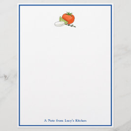 Caprese Italiaanse Chef's Note Briefpapier Letterk Briefhoofd