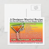 Caprese Martini Recipe Briefkaart (Voorkant / Achterkant)
